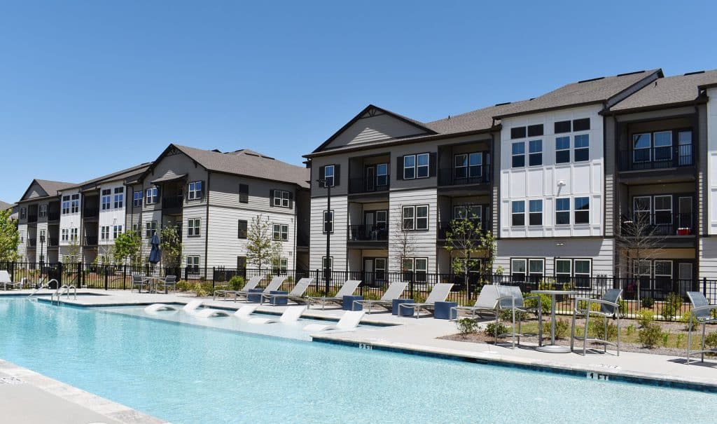 Story Wesley Chapel exterior view of the luxury apartments in Wesley Chapel.